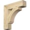 Ekena Millwork Imperial Block Rough Sawn Bracket, Douglas Fir, 4"W x 18"D x 18"H BKT04X18X18IMP05RDF - alternate 1